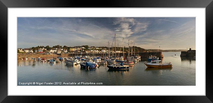 Saundersfoot Harbour Framed Mounted Print by Creative Photography Wales