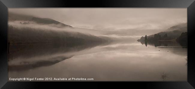 Talybont reflections Framed Print by Creative Photography Wales