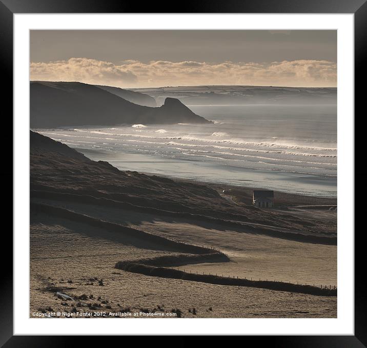 Ricketts Point dawn Framed Mounted Print by Creative Photography Wales