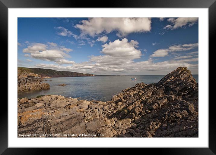 Stackpole Quay Framed Mounted Print by Creative Photography Wales
