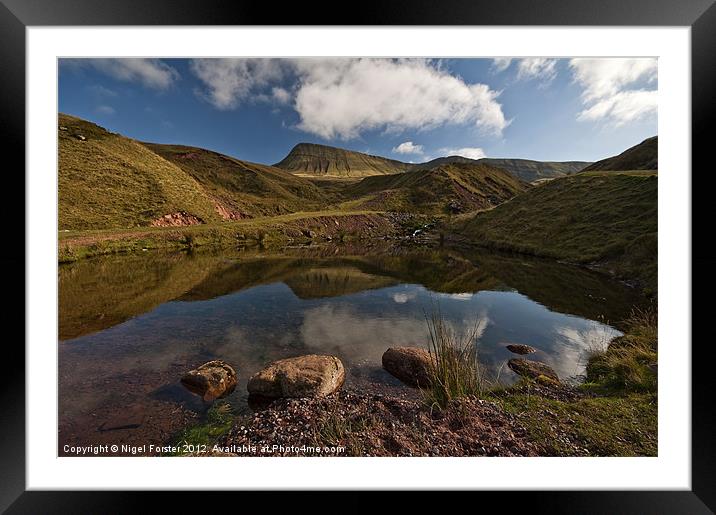 Fan Brycheiniog Framed Mounted Print by Creative Photography Wales
