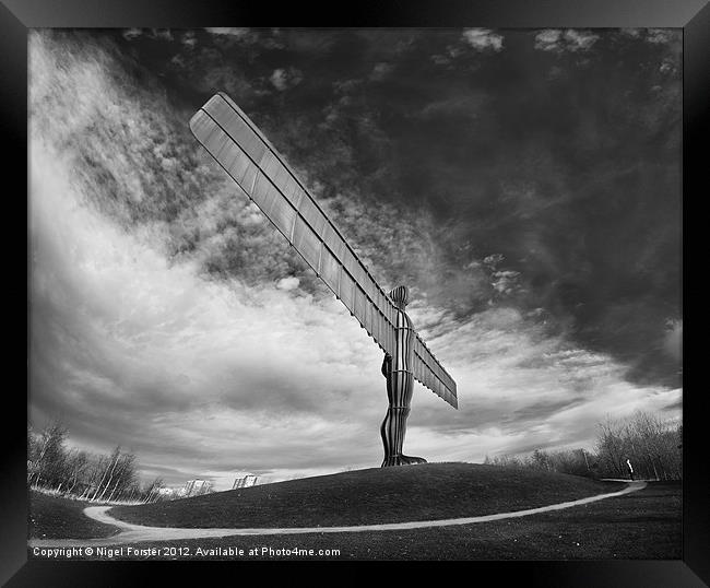 Angel of the North Framed Print by Creative Photography Wales