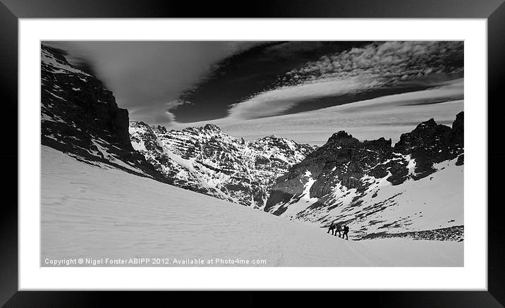 Atlas climbers Framed Mounted Print by Creative Photography Wales