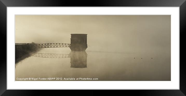 Talybont Reservoir Dawn Framed Mounted Print by Creative Photography Wales