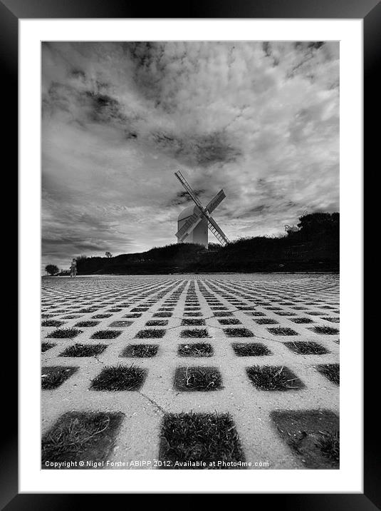 Jack & Jill Windmill Framed Mounted Print by Creative Photography Wales