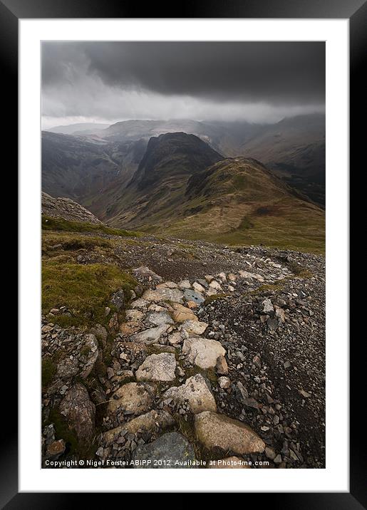 Hay Stacks Path Framed Mounted Print by Creative Photography Wales