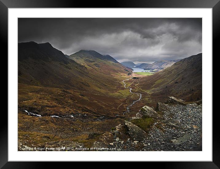 Buttermere Valley Framed Mounted Print by Creative Photography Wales