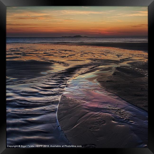 Whitesands sunset Framed Print by Creative Photography Wales