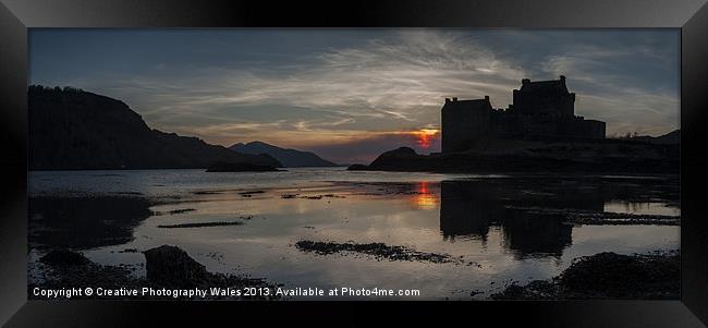 Eilean Donan Castle, Scotland Framed Print by Creative Photography Wales