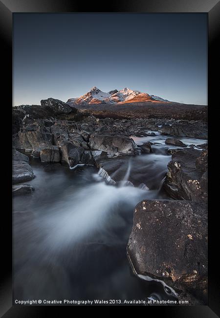 Cuillins Dawn Framed Print by Creative Photography Wales