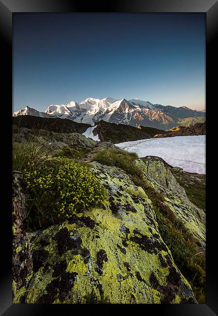 Mont Blanc morning light Framed Print by Creative Photography Wales