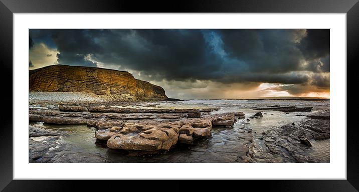 The Heritage Coast Framed Mounted Print by Creative Photography Wales