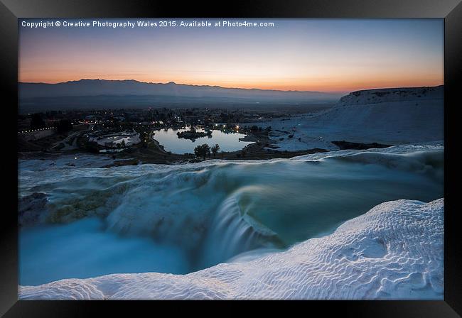 Pamukkale in Turkey Framed Print by Creative Photography Wales