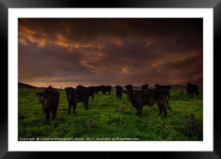 Dramatic Sky above the Mawddach Estuary Framed Mounted Print by Creative Photography Wales