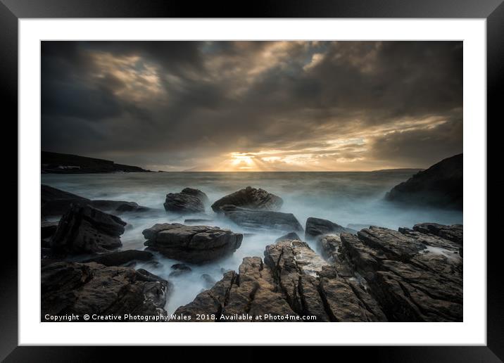 Elgol Winter Light, Isle of Skye Framed Mounted Print by Creative Photography Wales