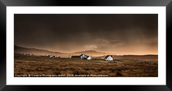Kilmuir Landscape Isle of Skye Framed Mounted Print by Creative Photography Wales
