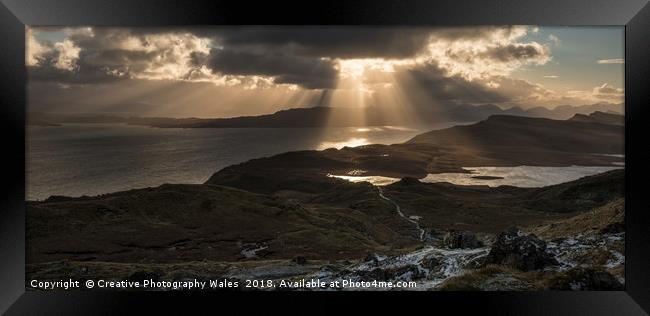 Old Man of Storr on Isle of Skye Framed Print by Creative Photography Wales