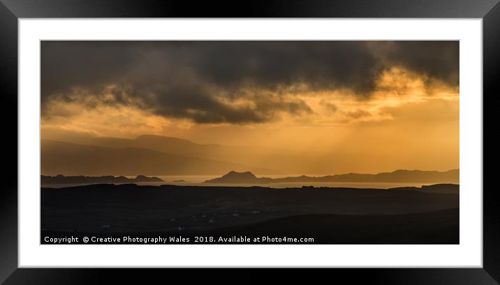The Quiraing on Isle of Skye Framed Mounted Print by Creative Photography Wales