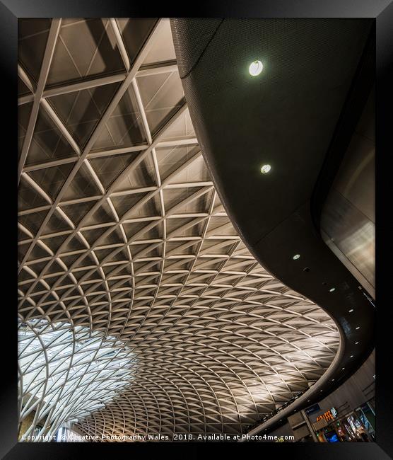 Kings Cross Station New Roof London Framed Print by Creative Photography Wales