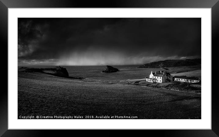 Duntulm Castle on Isle of Skye Framed Mounted Print by Creative Photography Wales