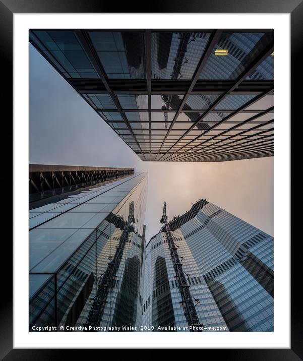 Leadenhall Architecture City of London Framed Mounted Print by Creative Photography Wales