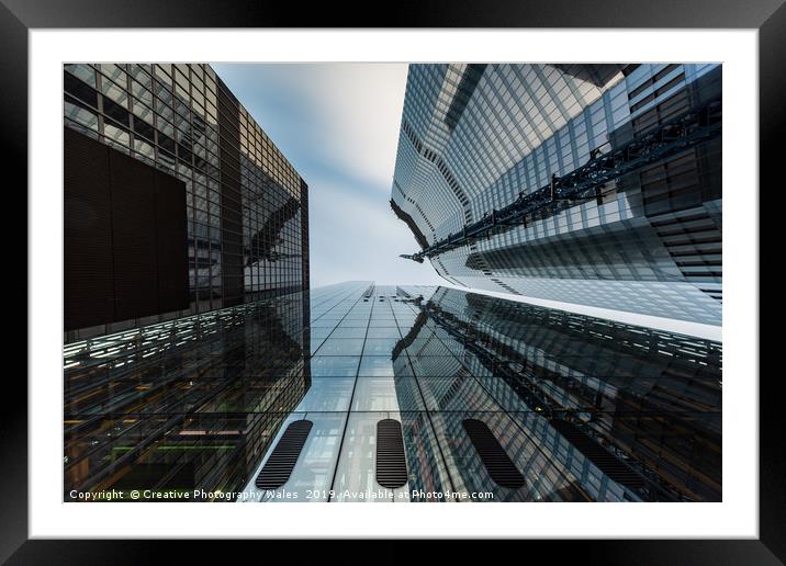 Leadenhall Architecture, London Framed Mounted Print by Creative Photography Wales