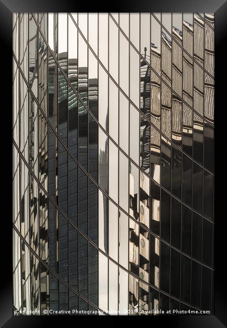 Reflections at Leadenhall City of London Framed Print by Creative Photography Wales