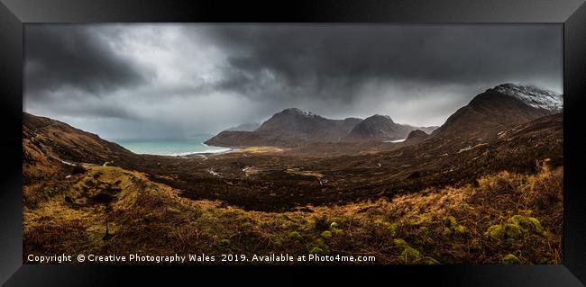 The Cuillin on Isle of Skye Framed Print by Creative Photography Wales