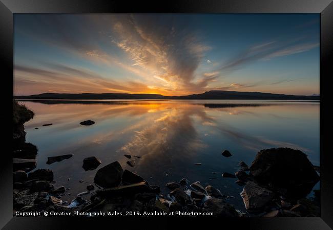 Loch Fada at Sunrise, Isle of Skye Framed Print by Creative Photography Wales