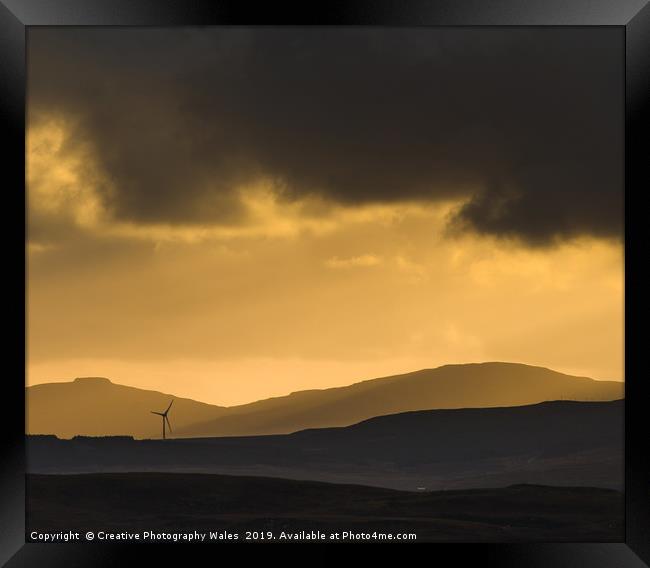 Turbine on North of Isle of Skye Framed Print by Creative Photography Wales
