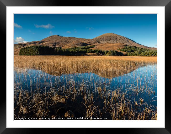 Loch Cill Chriosd Landscape on Isle of Skye Framed Mounted Print by Creative Photography Wales