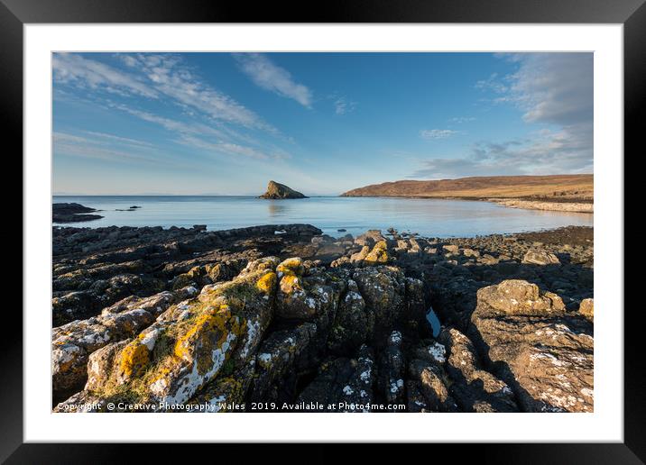 Tulm Bay on the Isle of Skye Framed Mounted Print by Creative Photography Wales