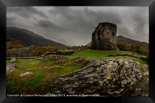 Llanberis Castle, Snowdonia National Park Framed Print by Creative Photography Wales