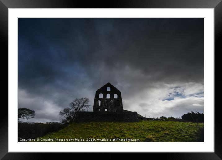Ynyspandy Slate Mill, Snowdonia National Park Framed Mounted Print by Creative Photography Wales