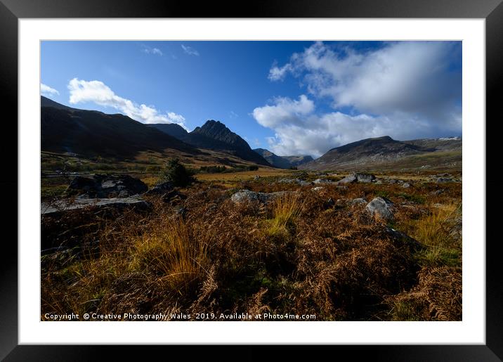 Tryfan Landscape, Snowdonia Framed Mounted Print by Creative Photography Wales