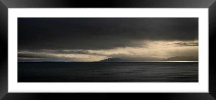 The Larne Coastline from Carnlough, The Causeway C Framed Mounted Print by Creative Photography Wales