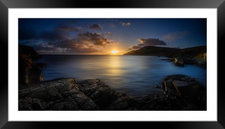 Torr Head on the The Causeway Coast in County Antr Framed Mounted Print by Creative Photography Wales