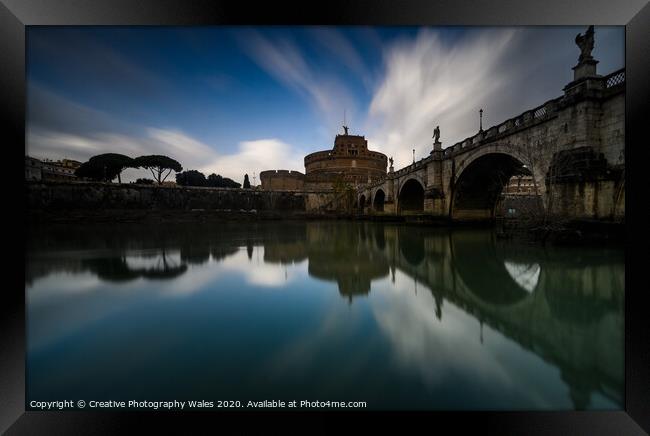 Castel Sant'Angelo, Rome, Italy Framed Print by Creative Photography Wales