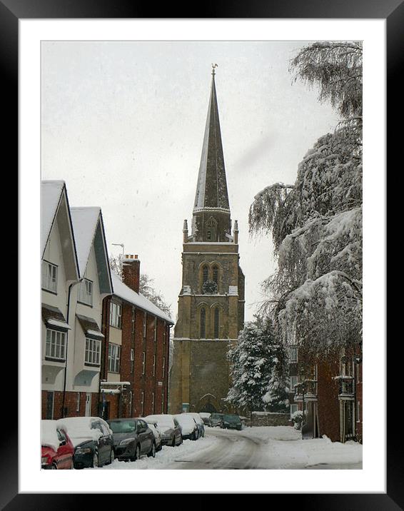 St, Helen's Church Framed Mounted Print by Raymond Partlett