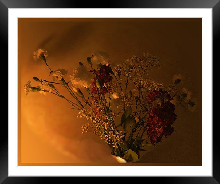 Floral Surprise Framed Mounted Print by Debra Kelday