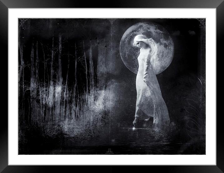 Mysterious Nights Framed Mounted Print by Debra Kelday