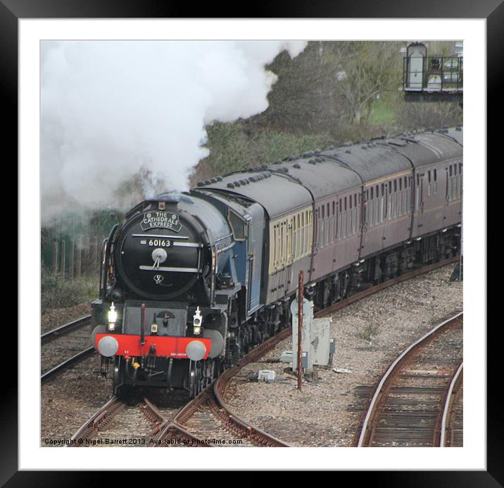 Cathedrals Express Framed Mounted Print by Nigel Barrett Canvas