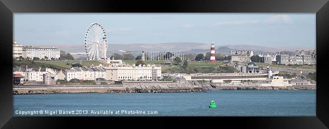 Plymouth Waterfront Framed Print by Nigel Barrett Canvas