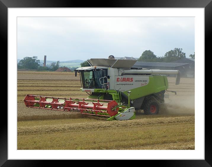 Lexion 600 Framed Mounted Print by Paul Potts