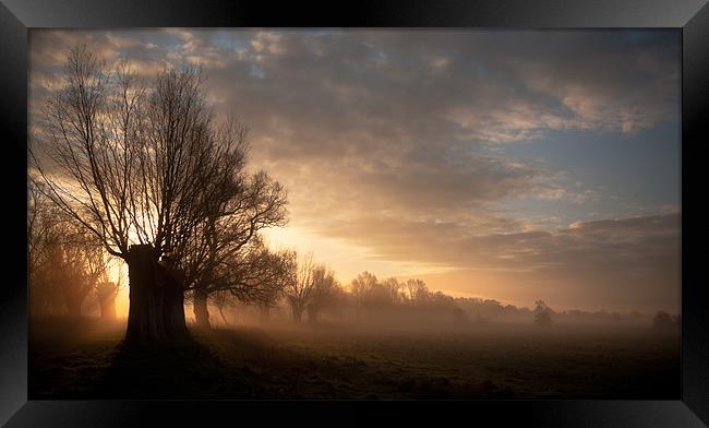 Sunrise over Chester Meadows Framed Print by Celtic Origins