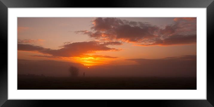 Early morning Run Framed Mounted Print by Celtic Origins