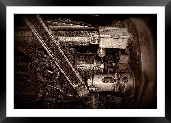 Steam Train Abstract the Forth Framed Mounted Print by Celtic Origins