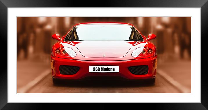 Ferrari Framed Mounted Print by Celtic Origins