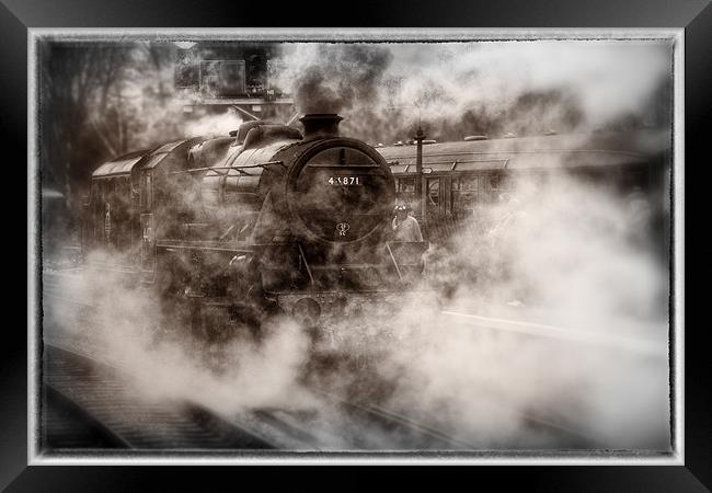 44871 Steam Locomotive Framed Print by Celtic Origins