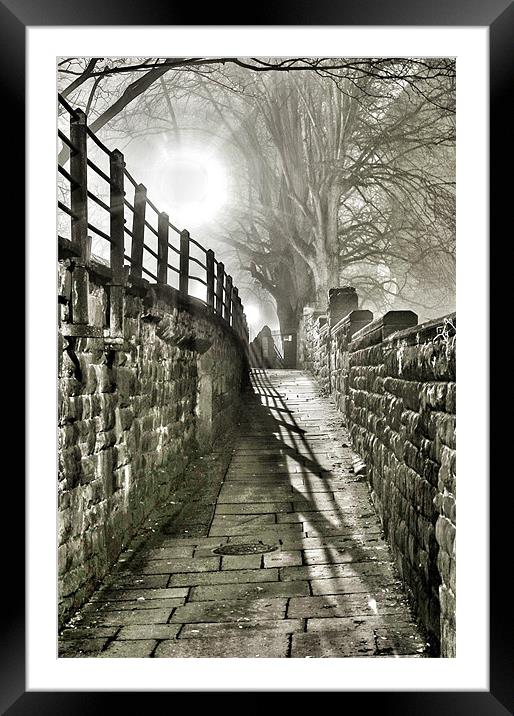 The Path to the Roman Walls Framed Mounted Print by Celtic Origins